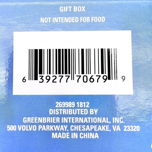 Nesting Boxes Set of 2 Blue White Flowers Ribbon Handle NEW - Picture 3 of 10